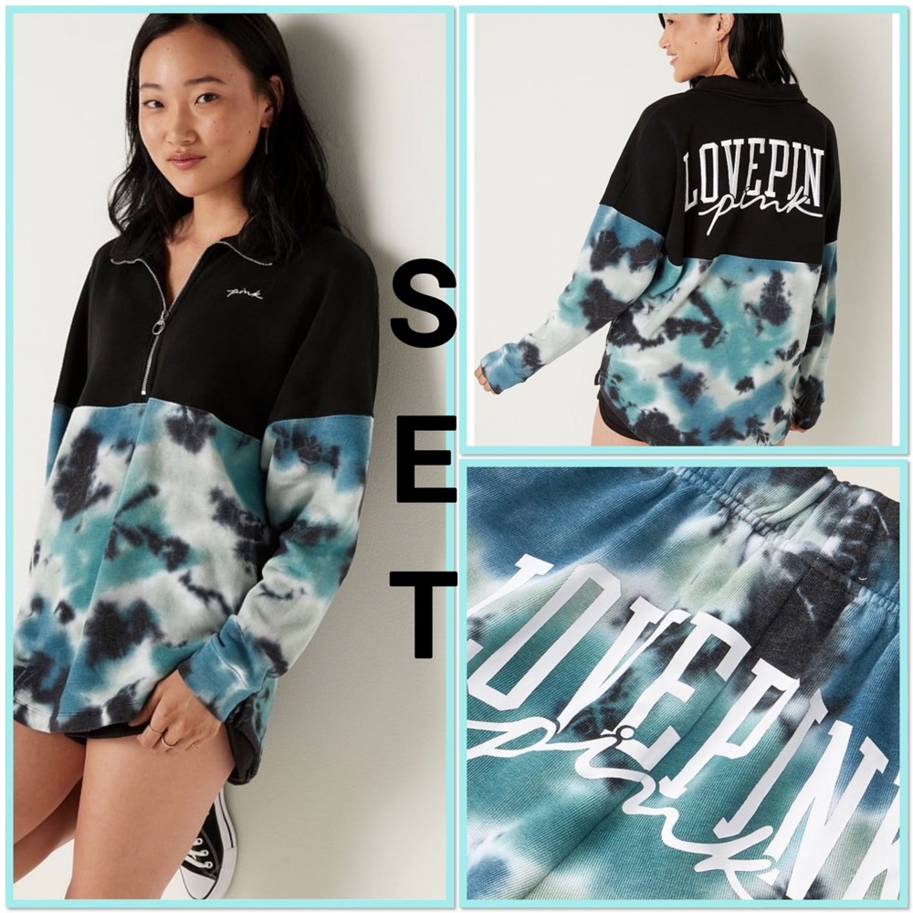 VS PINK TIE DYE SET